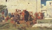 Eugene Fromentin Moorish Burial (san25) oil painting on canvas